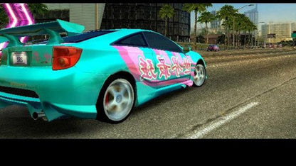 Street Racing Syndicate – PlayStation 2 (PS2) video game gameplay, street racing action.