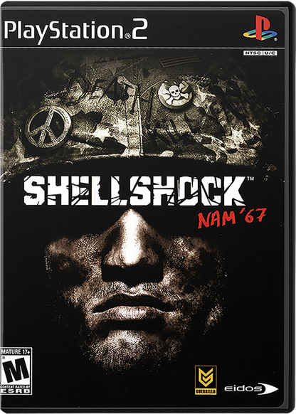 Shellshock: Nam '67 – PlayStation 2 (PS2) video game cover image, third-person military shooter.