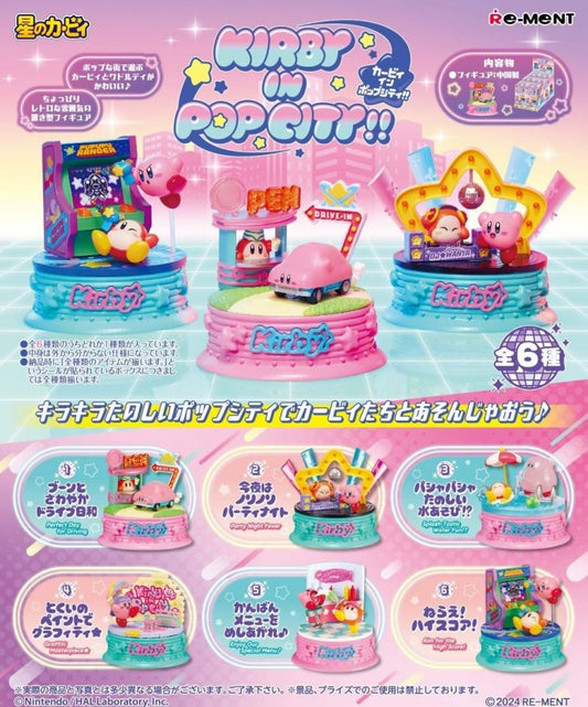 Re ment Kirby in Pop City blind box cover picture