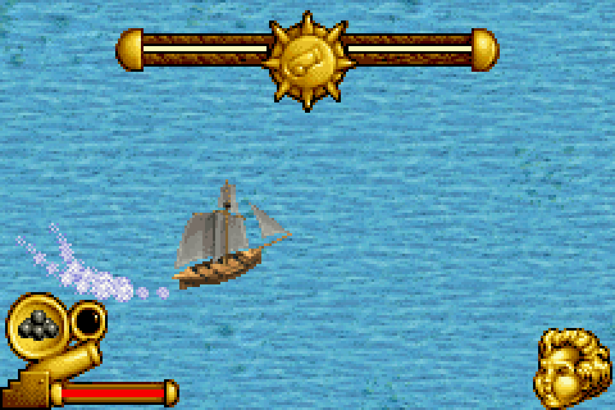 Pirates of the Caribbean Curse Of The Black Pearl Game Boy Advance GBA action platformer sword fighting gameplay