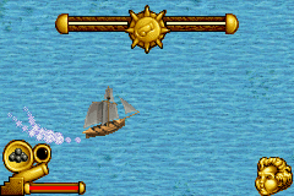 Pirates of the Caribbean Curse Of The Black Pearl Game Boy Advance GBA action platformer sword fighting gameplay