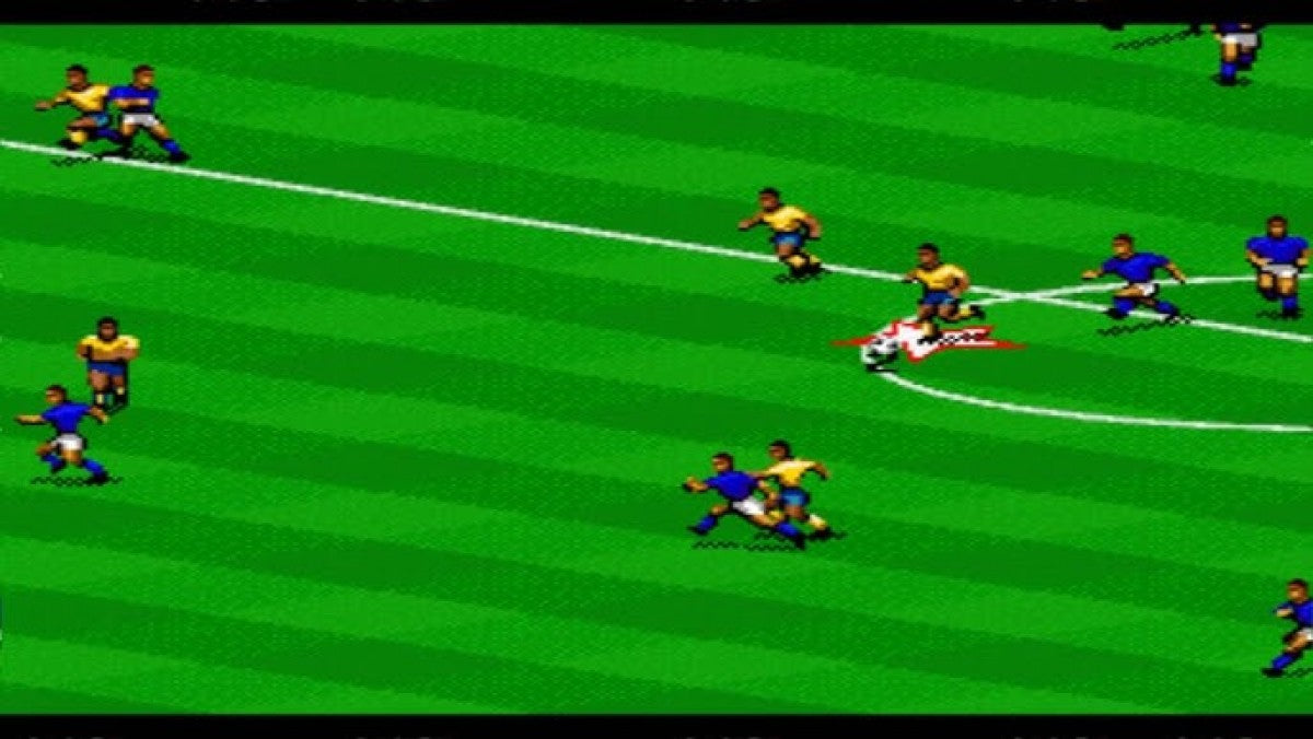FIFA International Soccer – Super Nintendo Entertainment System (SNES) gameplay art 