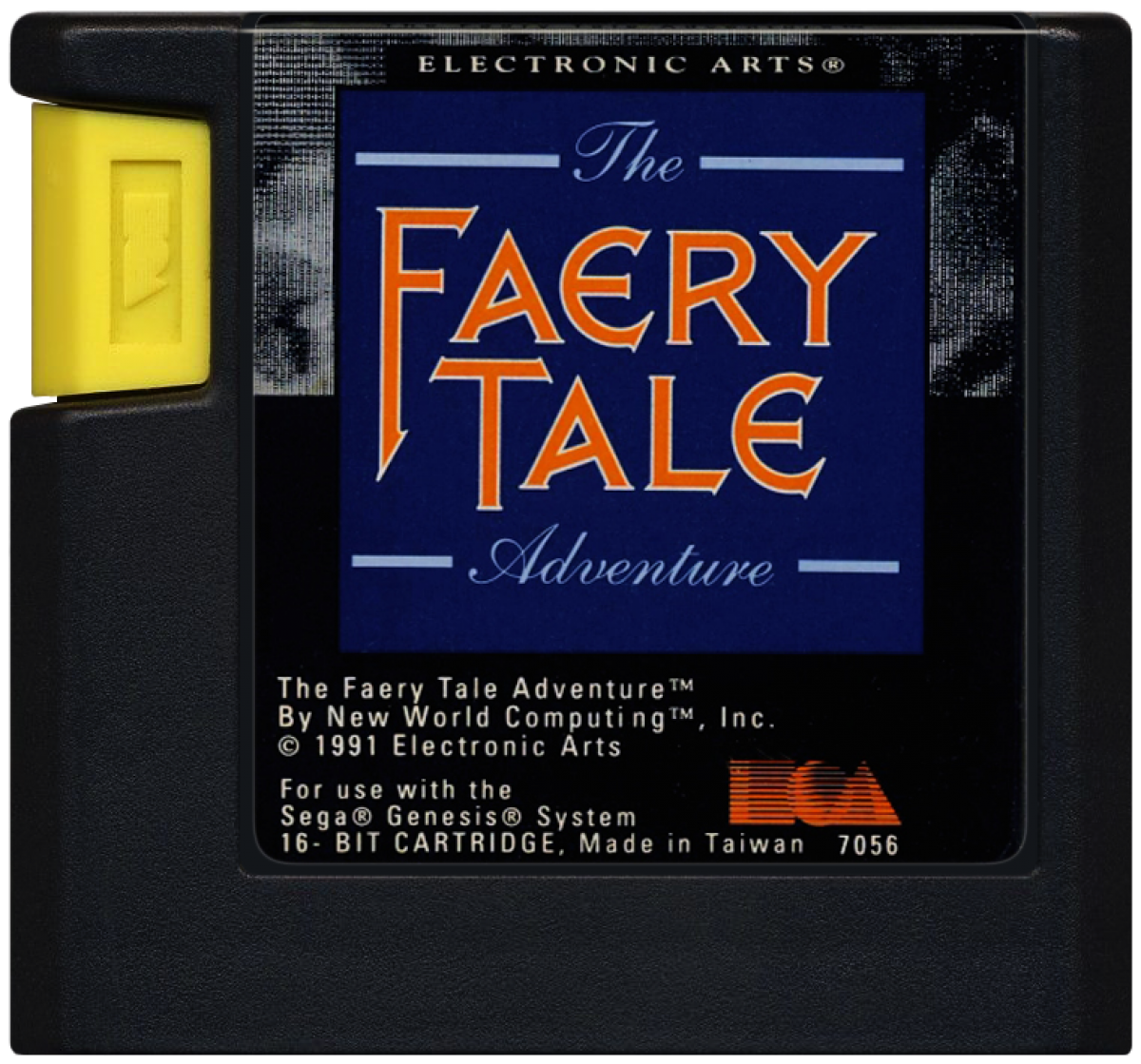 The Faery Tale Adventure Sega Genesis retro video game action RPG cartridge (1991)