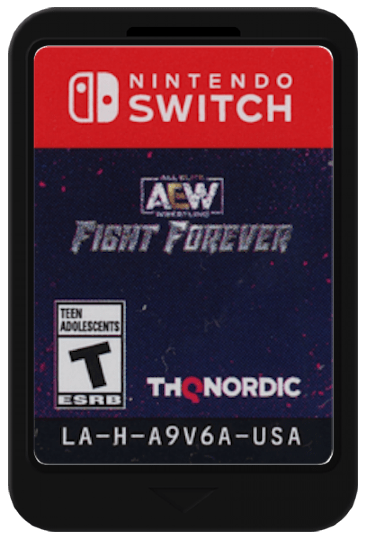 AEW Fight Forever Nintendo Switch arcade wrestling game official AEW roster Road to Elite career mode create a wrestler local multiplayer cartridge art