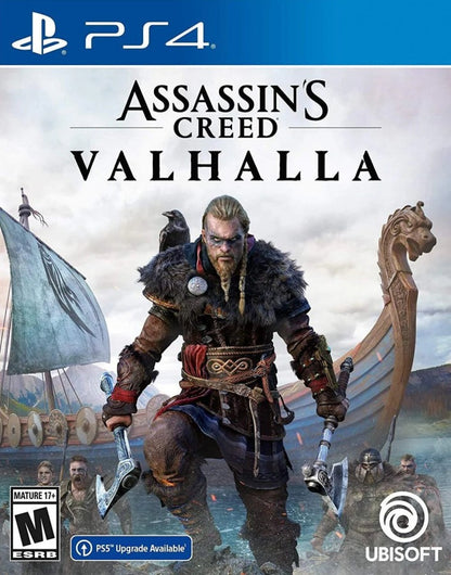 Assassin's Creed: Valhalla cover art for PlayStation 4 (PS4) video game