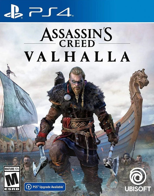 Assassin's Creed: Valhalla cover art for PlayStation 4 (PS4) video game