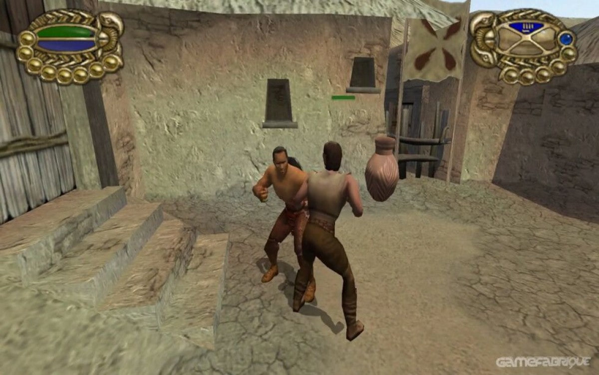 Akkadian gameplay for Nintendo GameCube (GC) action adventure video game