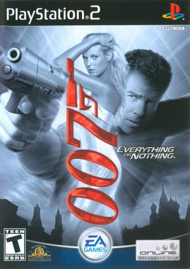 007: Everything or Nothing cover art for PlayStation 2 (PS2) video game