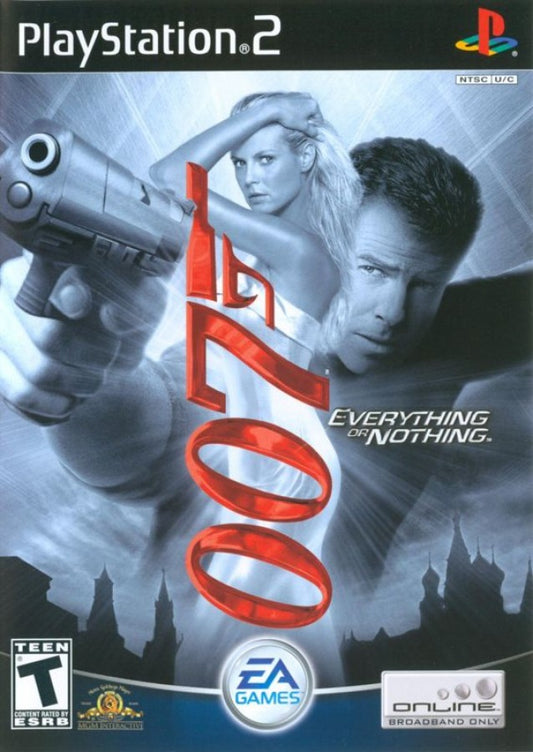 007: Everything or Nothing cover art for PlayStation 2 (PS2) video game