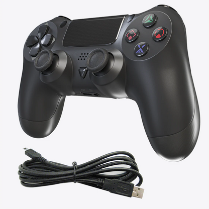 XYAB brand 1-to-1 third-party wireless controller for PlayStation 4 featuring analog sticks, action buttons, shoulder buttons, and ergonomic design