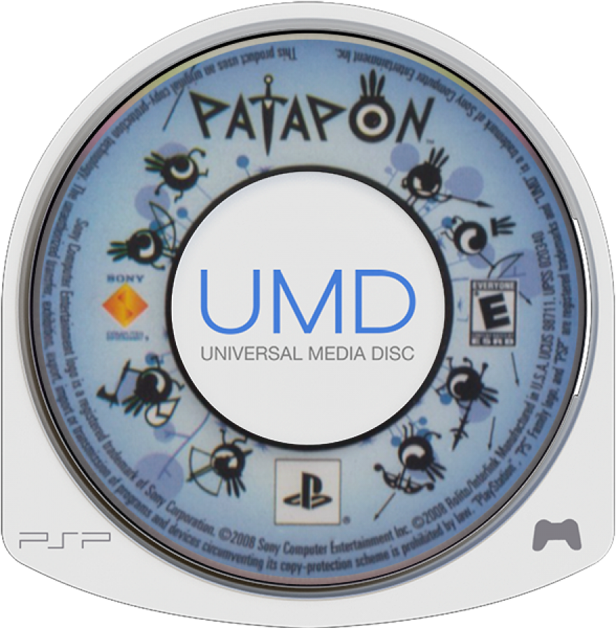 Patapon disc for PlayStation Portable (PSP) video game