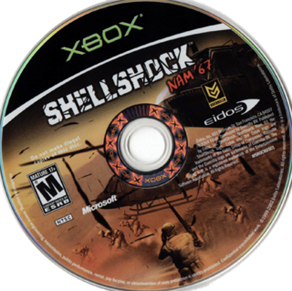 Shellshock: Nam 67 disc art for Xbox (XBOX) video game