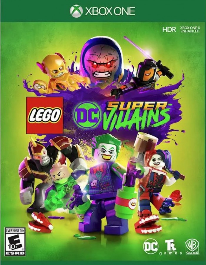 LEGO DC Super Villains cover art for Xbox One (XONE) action-adventure video game