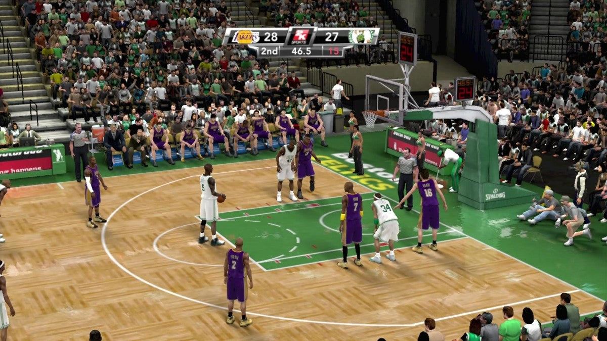 NBA 2K9 gameplay for Xbox 360 (X360) sports basketball video game