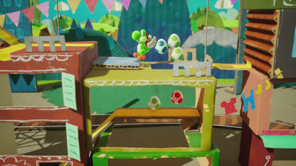 Yoshi's Crafted World gameplay for Nintendo Switch (NS) video game