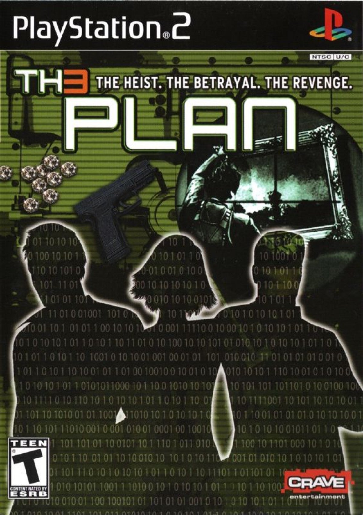 The Plan – PlayStation 2 (PS2) video game cover image, stealth action.