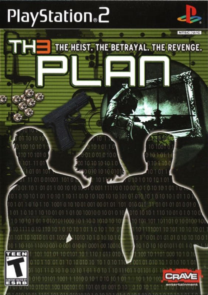 The Plan – PlayStation 2 (PS2) video game cover image, stealth action.