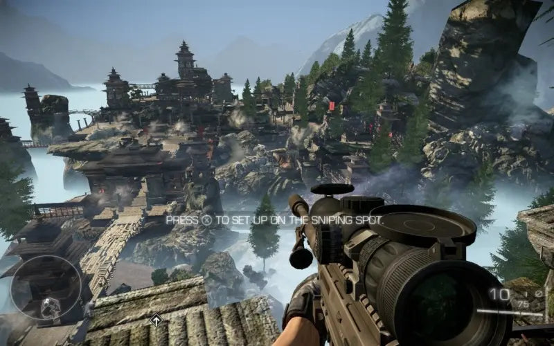 Sniper Ghost Warrior 2 Bulletproof Steelbook Edition Xbox 360 tactical sniper shooter first person FPS stealth combat military simulation precision shooting long range sniping CI Games special edition steelbook collector edition Xbox 360 software video game title gameplay