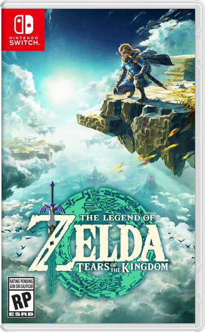 The Legend of Zelda Tears of the Kingdom cover art for Nintendo Switch NS video game