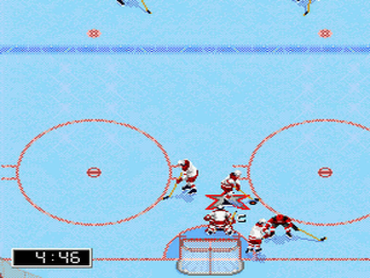 NHL 96 gameplay for Sega Genesis (GEN) video game