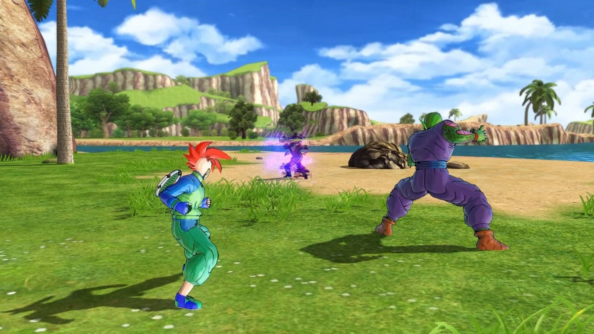 Dragon Ball Z Xenoverse 2 PS4 Sony PlayStation 4 fighting game anime action RPG Dragon Ball Z DBZ Bandai Namco time travel story character creation custom fighter Saiyan transformation battles online multiplayer arena combat PlayStation 4 software video game title gameplay