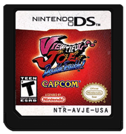 Viewtiful Joe: Double Trouble game card art for Nintendo DS (DS) video game 