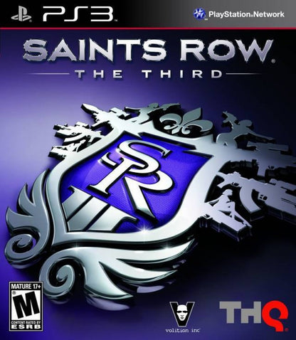 Saints Row: The Third cover art for PlayStation 3 (PS3) video game