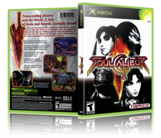Soul Calibur II cover art for Xbox (XBOX) video game
