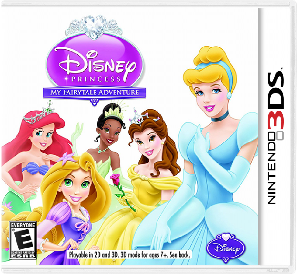 Disney Princess My Fairytale Adventure cover art for Nintendo 3DS (3DS) video game