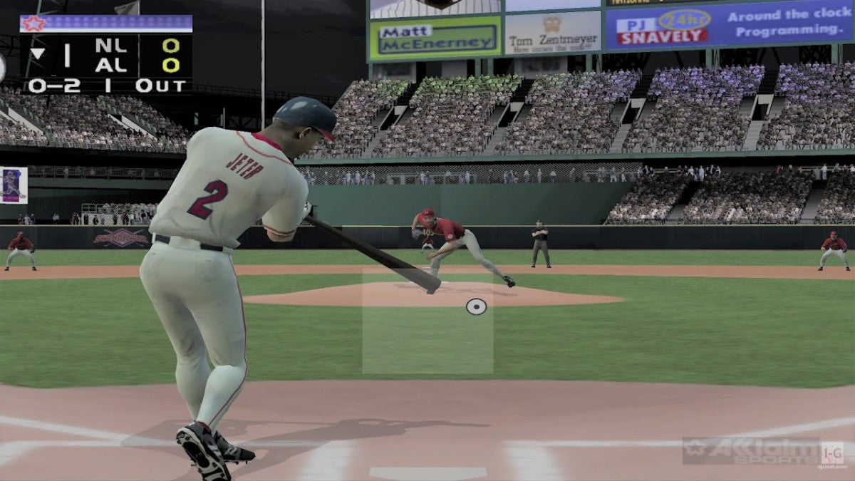 All-Star Baseball 2002 PS2 sports baseball video game gameplay