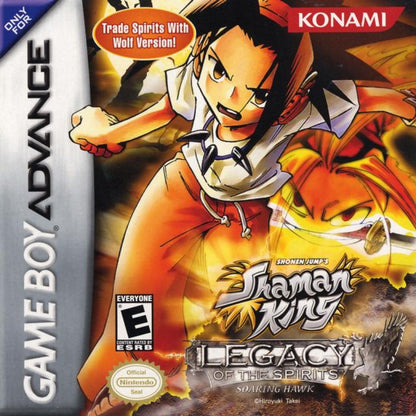 Shaman King Legacy Of The Spirits cover art for Game Boy Advance GBA video game