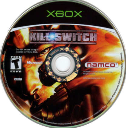 Kill Switch disc for Xbox (XBOX) video game