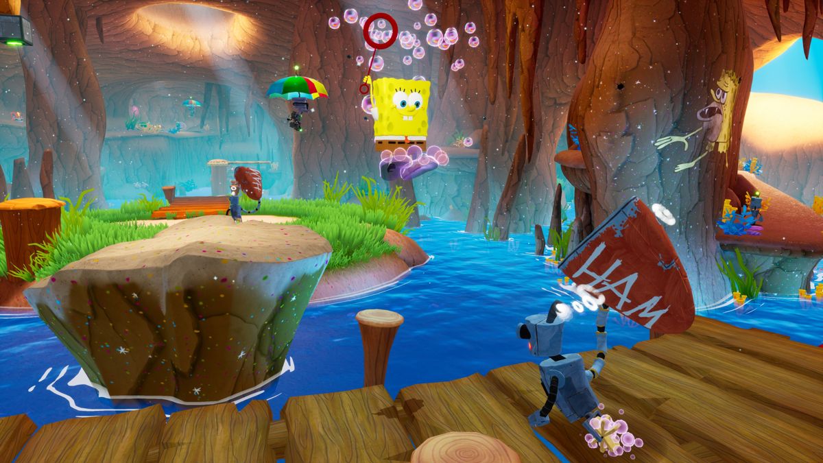 SpongeBob SquarePants: Battle for Bikini Bottom: Rehydrated – PlayStation 4 (PS4) video game gameplay, platformer action-adventure