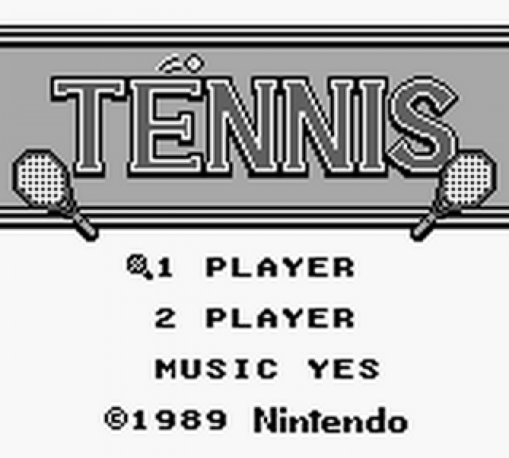 Tennis Game Boy sports tennis video game gameplay