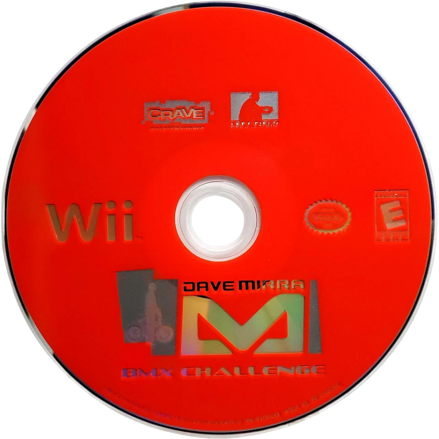 Dave Mirra BMX Challenge disc for Nintendo Wii (Wii) video game