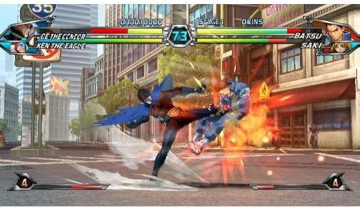 Tatsunoko vs Capcom Wii fight stick bundle featuring arcade-style controller and crossover fighting game for Nintendo Wii gameplay