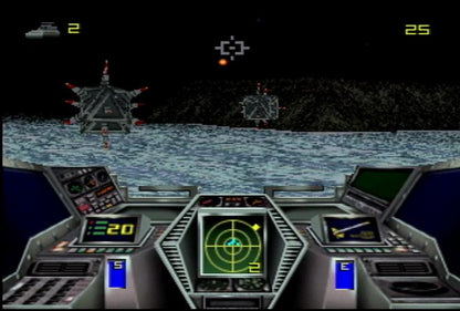 Hover Strike Atari Jaguar CD Hover Strike sci fi hovercraft combat shooter 3D vehicle combat missions futuristic battlefield action retro Jaguar CD game gameplay