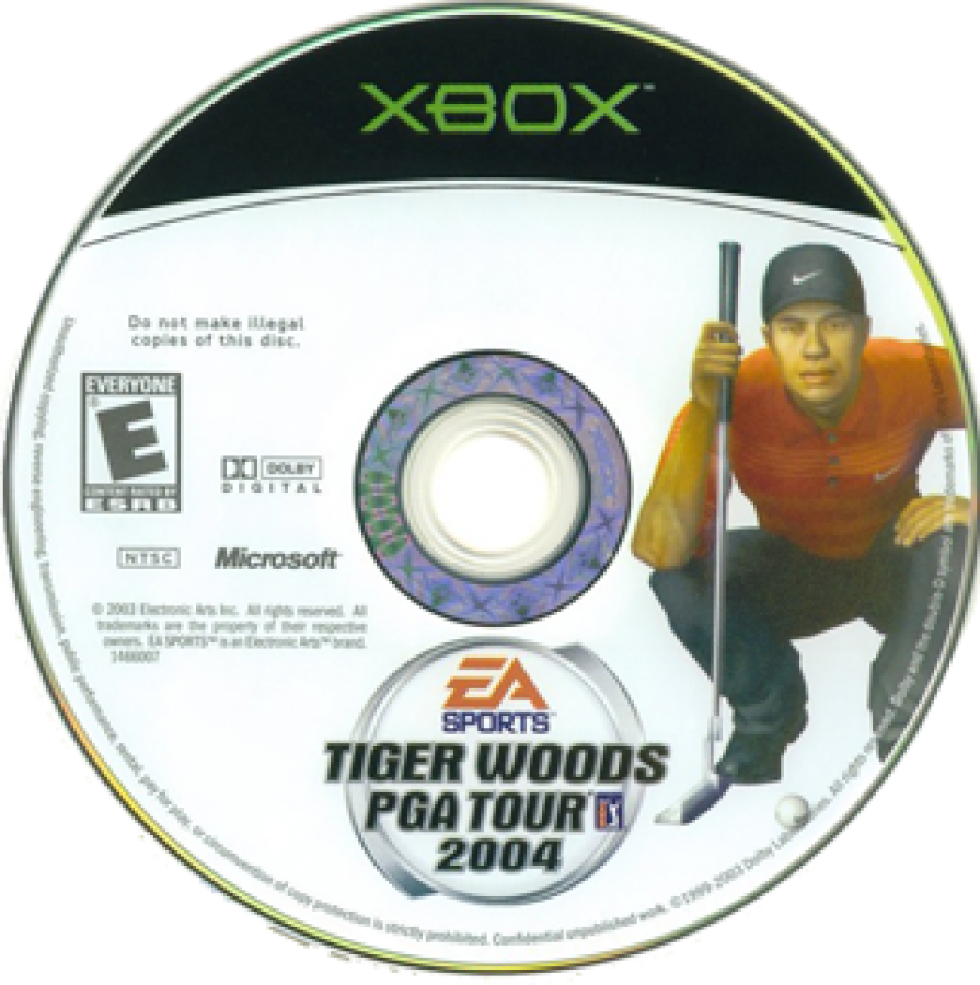 Tiger Woods PGA Tour 2004 disc for Xbox (XBOX) video game