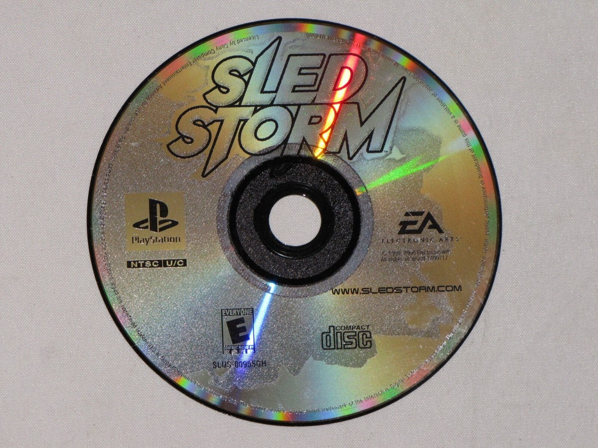 Sled Storm [Greatest Hits] disc for PlayStation 1 (PS1) snowmobile racing video game
