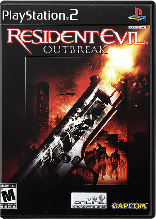 Resident Evil: Outbreak cover art for PlayStation 2 (PS2) video game