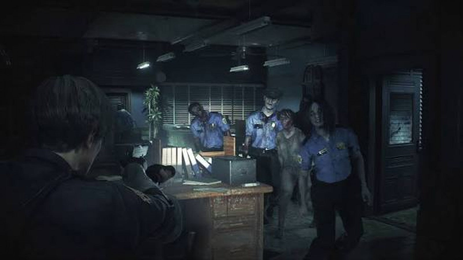 Resident Evil 2 PlayStation 5 PS5 for survival horror action video game fans featuring third person exploration intense combat zombies terrifying creatures puzzle solving resource management police station and Raccoon City environments Leon Kennedy and Claire Redfield campaigns cinematic storytelling and immersive horror adventure collectible gaming appeal gameplay