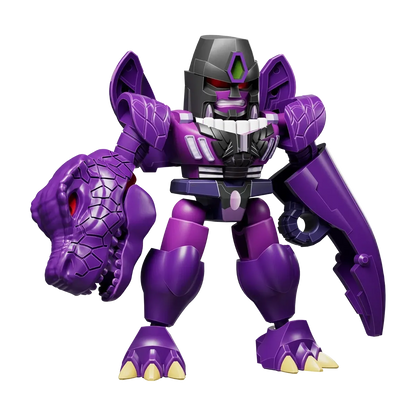 Blokees Transformers Defender Version 06 blind box collectible mini action figure snap fit robot toy Decepticon Autobot character detailed poseable display piece for fans
