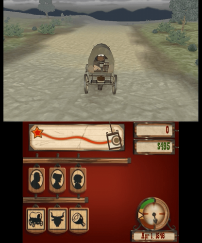 Oregon Trail gameplay for Nintendo 3DS (3DS) adventure video game