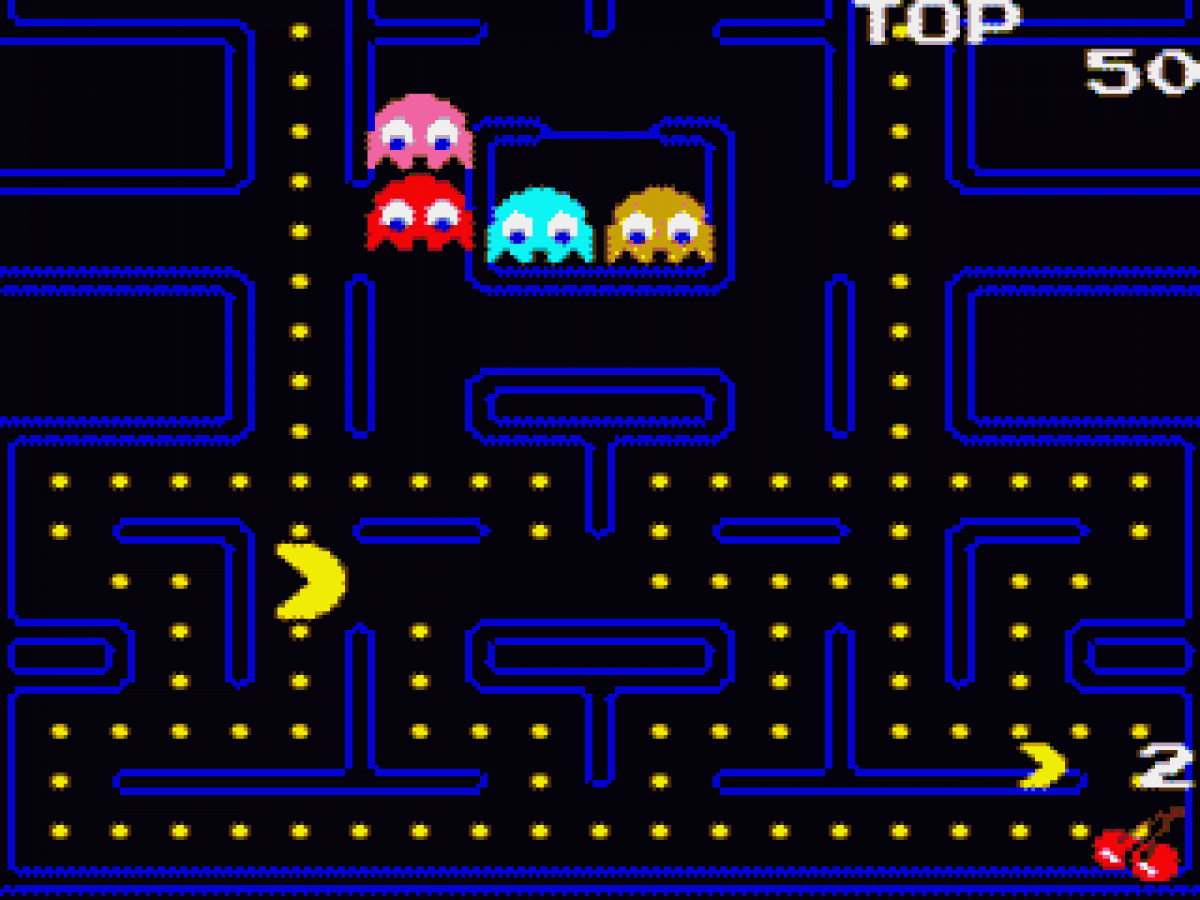 Pac-Man gameplay for Sega Game Gear (GG) video game
