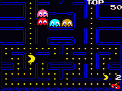 Pac-Man gameplay for Sega Game Gear (GG) video game