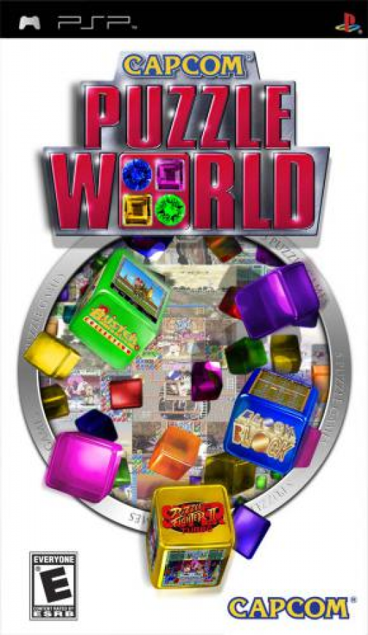 Capcom Puzzle World cover art for PlayStation Portable (PSP) video game