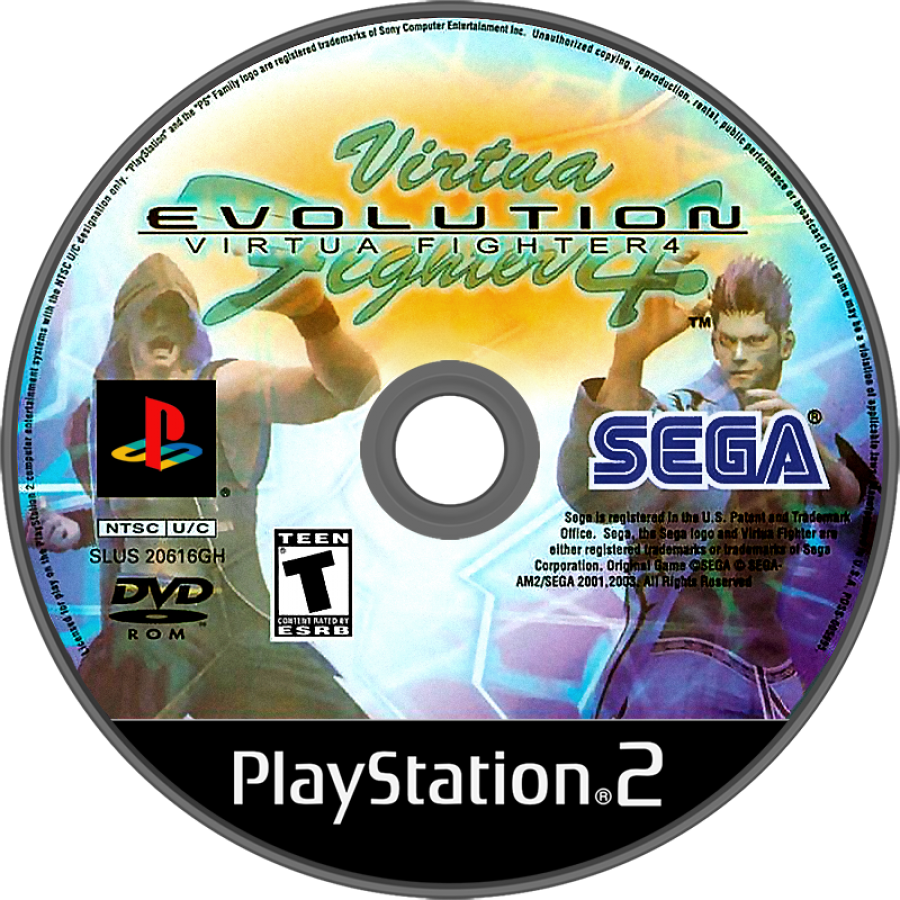 Virtua Fighter 4 Evolution – PlayStation 2: Refined 3D fighting with balanced mechanics, advanced training modes, and competitive arcade-style combat disc
