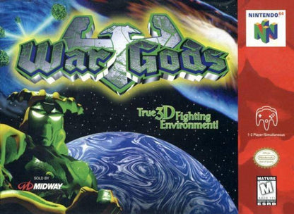War Gods cover art for Nintendo 64 N64 video game