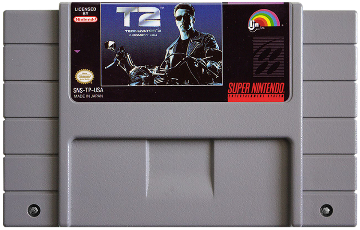 Terminator 2 Judgment Day cartridge for Super Nintendo Entertainment System (SNES) retro video game