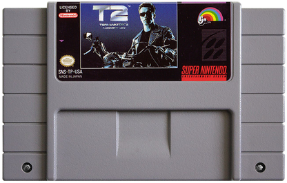 Terminator 2 Judgment Day cartridge for Super Nintendo Entertainment System (SNES) retro video game